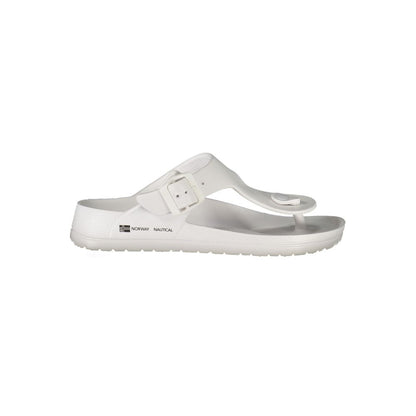 White Plastic Women Sandal