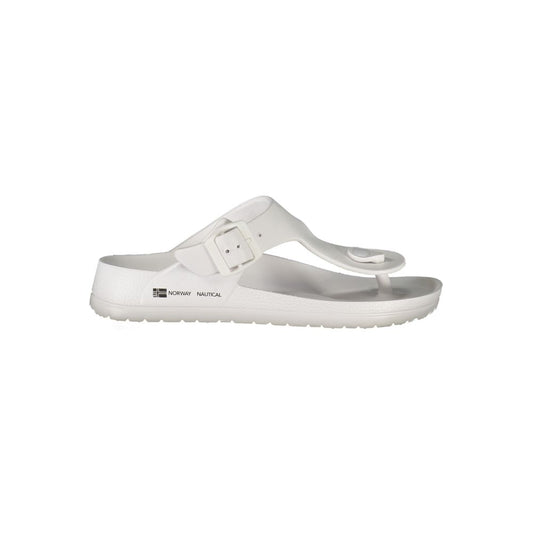 White Plastic Women Sandal