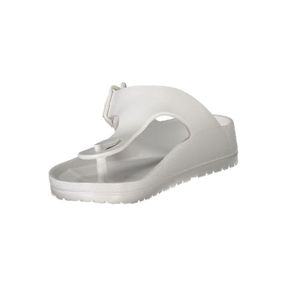 White Plastic Women Sandal