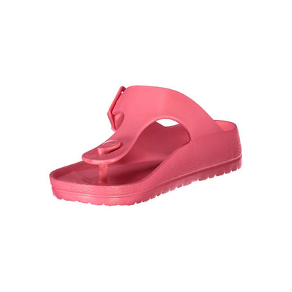 Pink Plastic Women Sandal