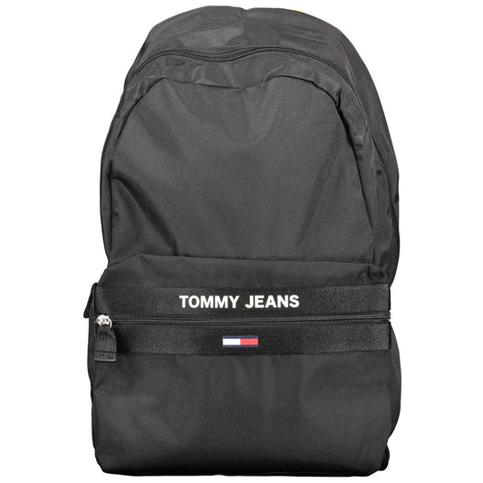 Black Polyester Backpack