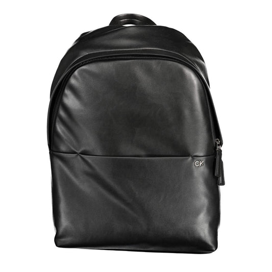 Black Polyester Backpack