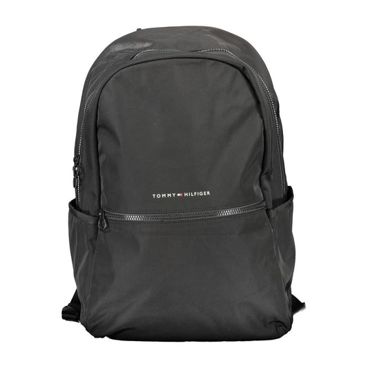 Black Polyester Backpack