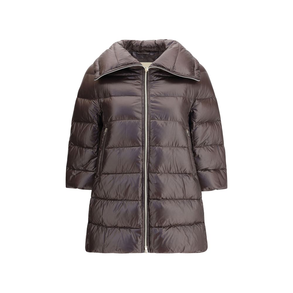 Brown Polyester Coat