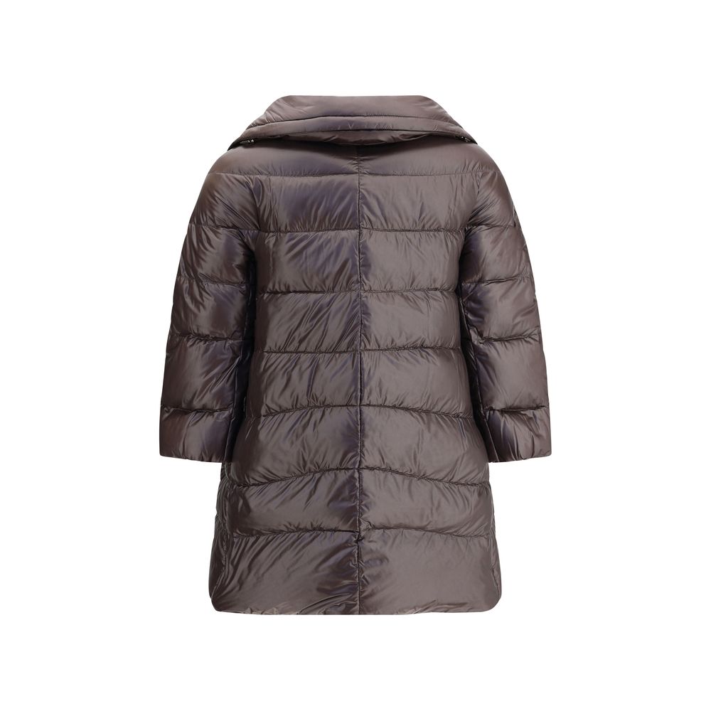Brown Polyester Coat