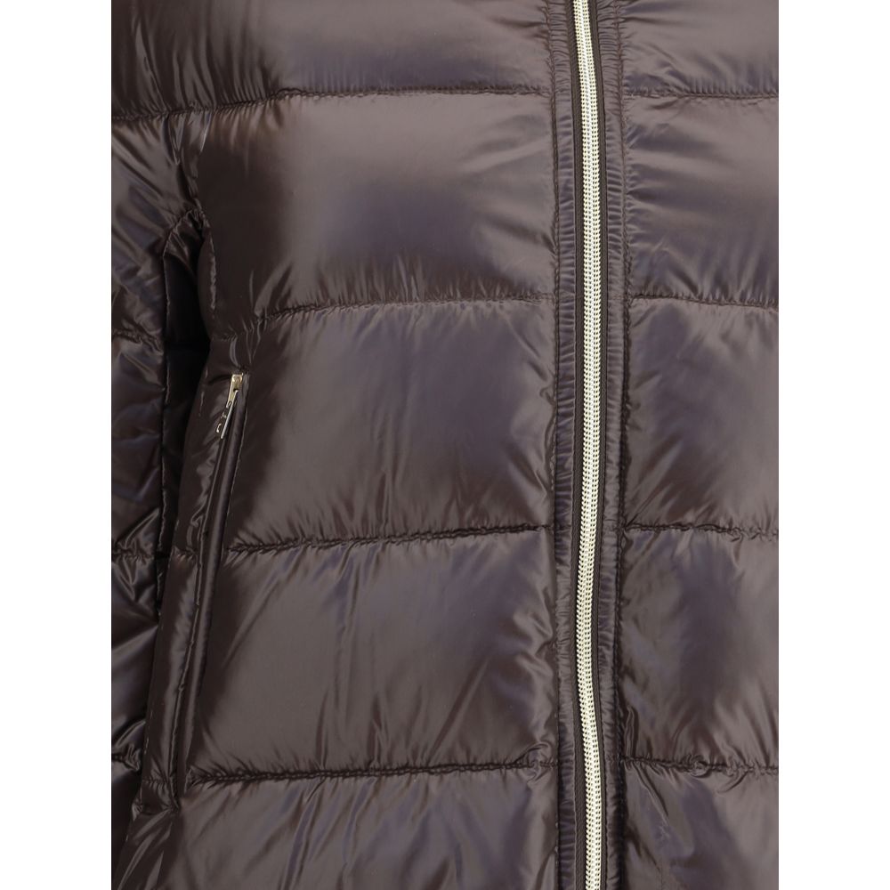 Brown Polyester Coat