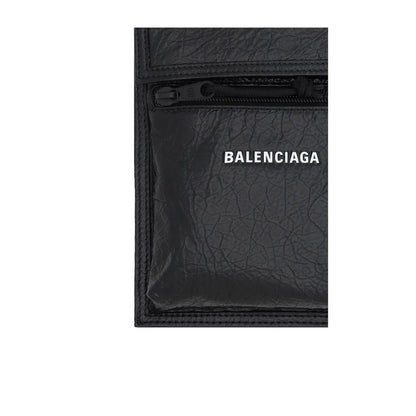 Black Calf Leather Bos Taurus Shoulder Bag