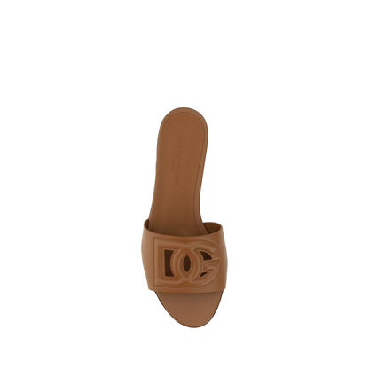 Brown Calf Leather Bos Taurus Sandals