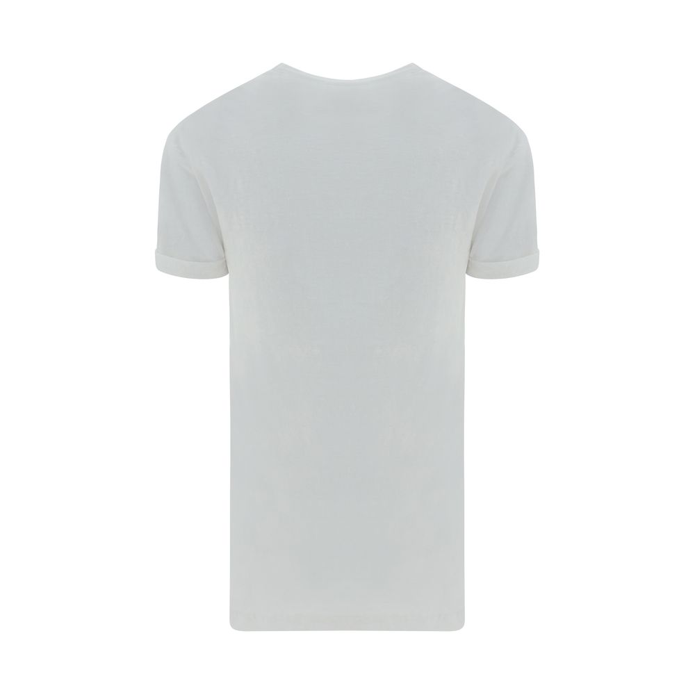White Linen T-Shirt