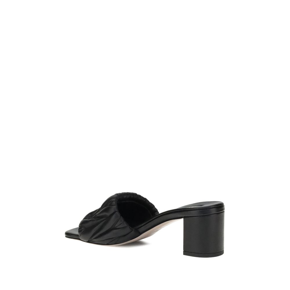 Black Lamb Ovis Aries Aries Stiletto Heel Sandals