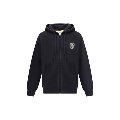 Black Cotton Sweatshirt