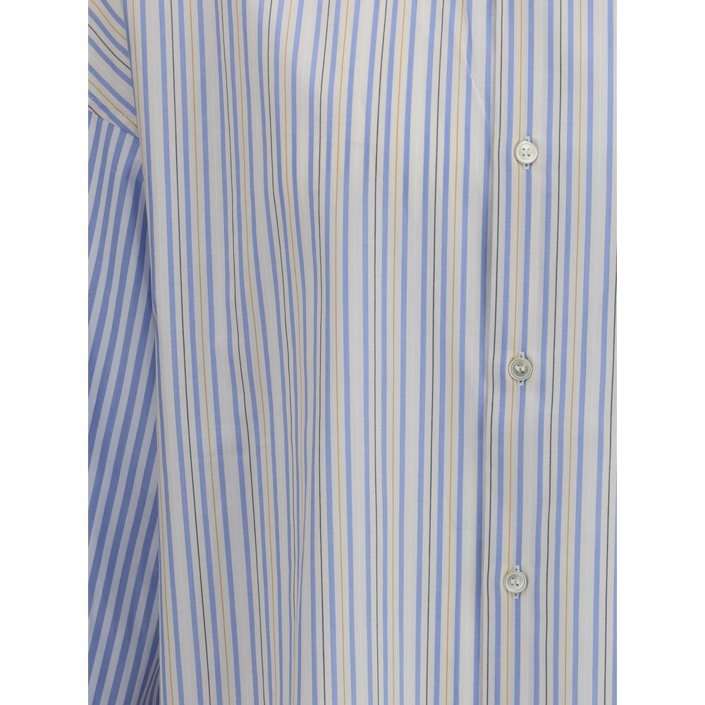 Light Blue Cotton Pattern Shirt