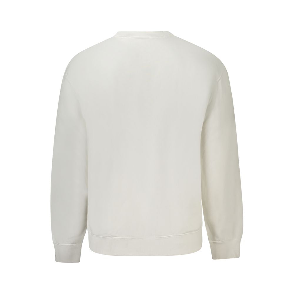 White Cotton Men Sweater