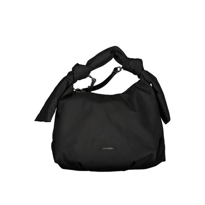 Black Polyester Handbag