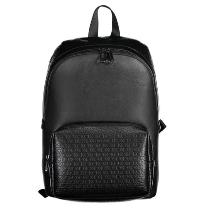 Black Polyester Backpack