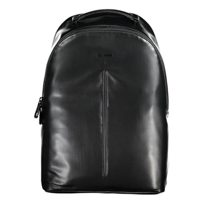 Black Polyester Backpack