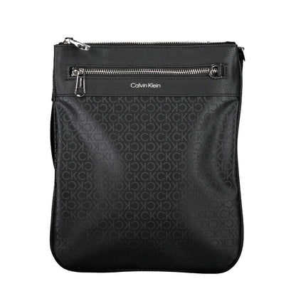 Black Polyester Shoulder Bag