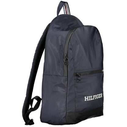 Blue Polyester Backpack