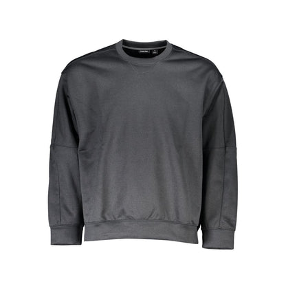 Black Polyester Men Sweater