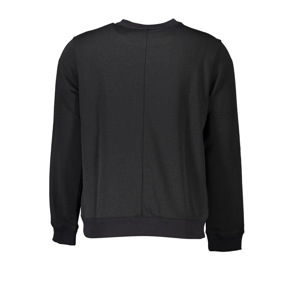 Black Polyester Men Sweater