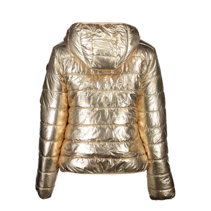 Gold Nylon Jackets & Coat