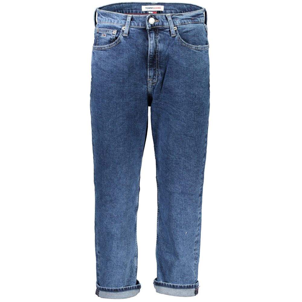 Blue Cotton Women Jeans