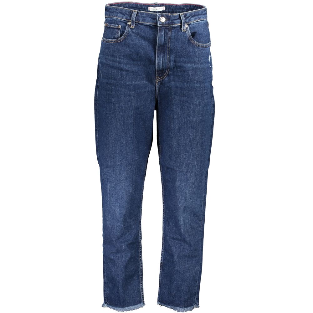 Blue Cotton Jeans Denim