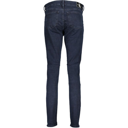 Blue Cotton Women Skinny Jean
