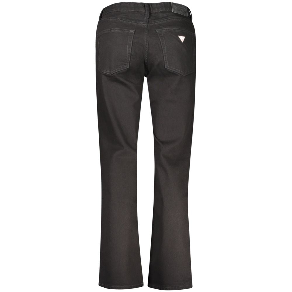 Black Cotton Women's Jeans
