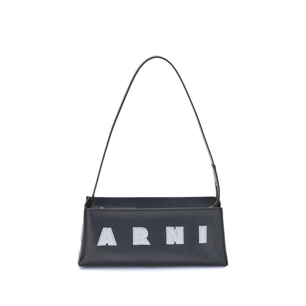 Black Calf Leather Bos Taurus Shoulder Bag