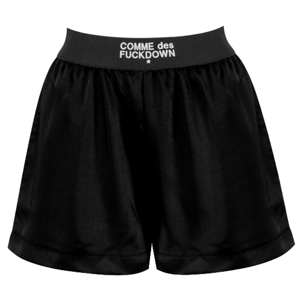 Black Polyester Short