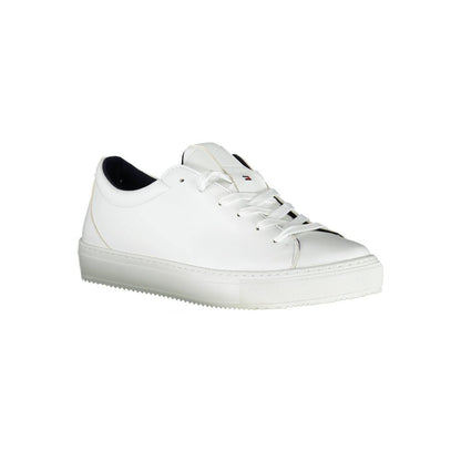 White Synthetic Sneaker