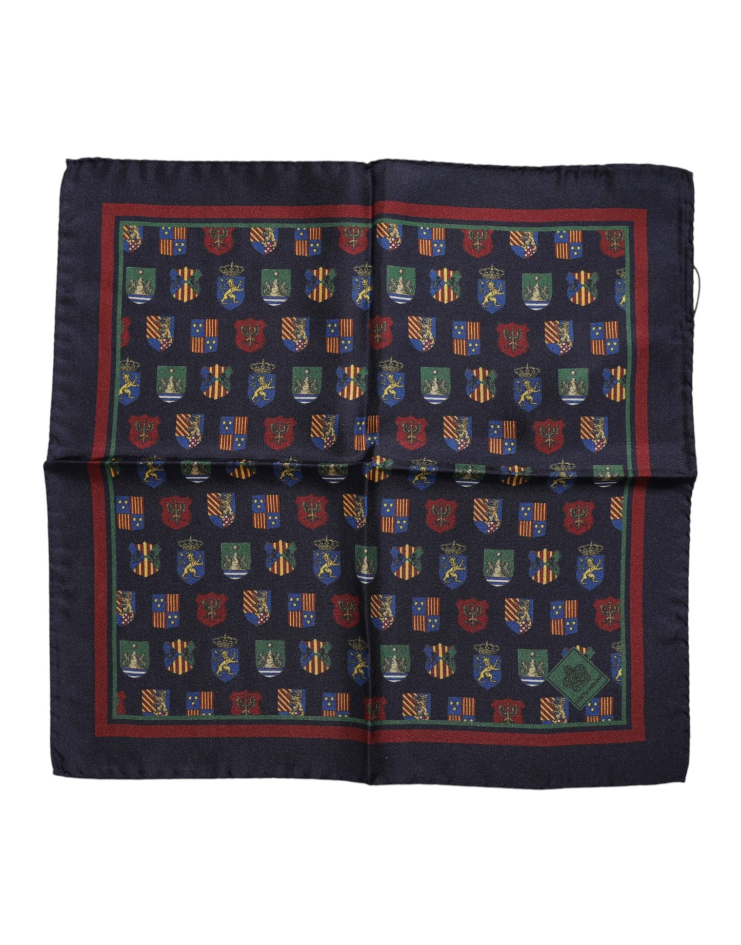 Multicolor Medals Square Foulard Scarf