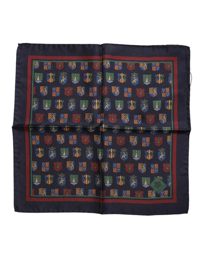 Multicolor Medals Square Foulard Scarf