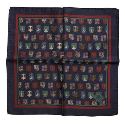 Multicolor Medals Square Foulard Scarf