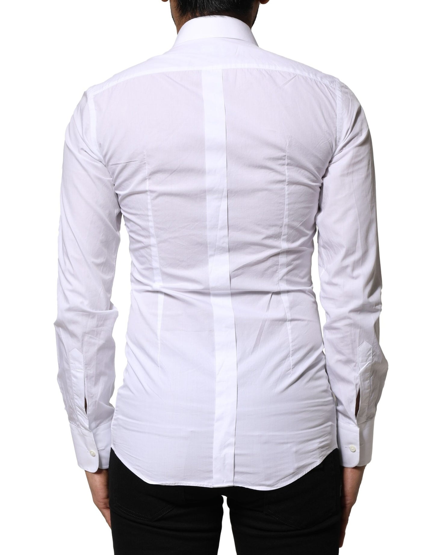 White GOLD Cotton Poplin Formal Dress Shirt