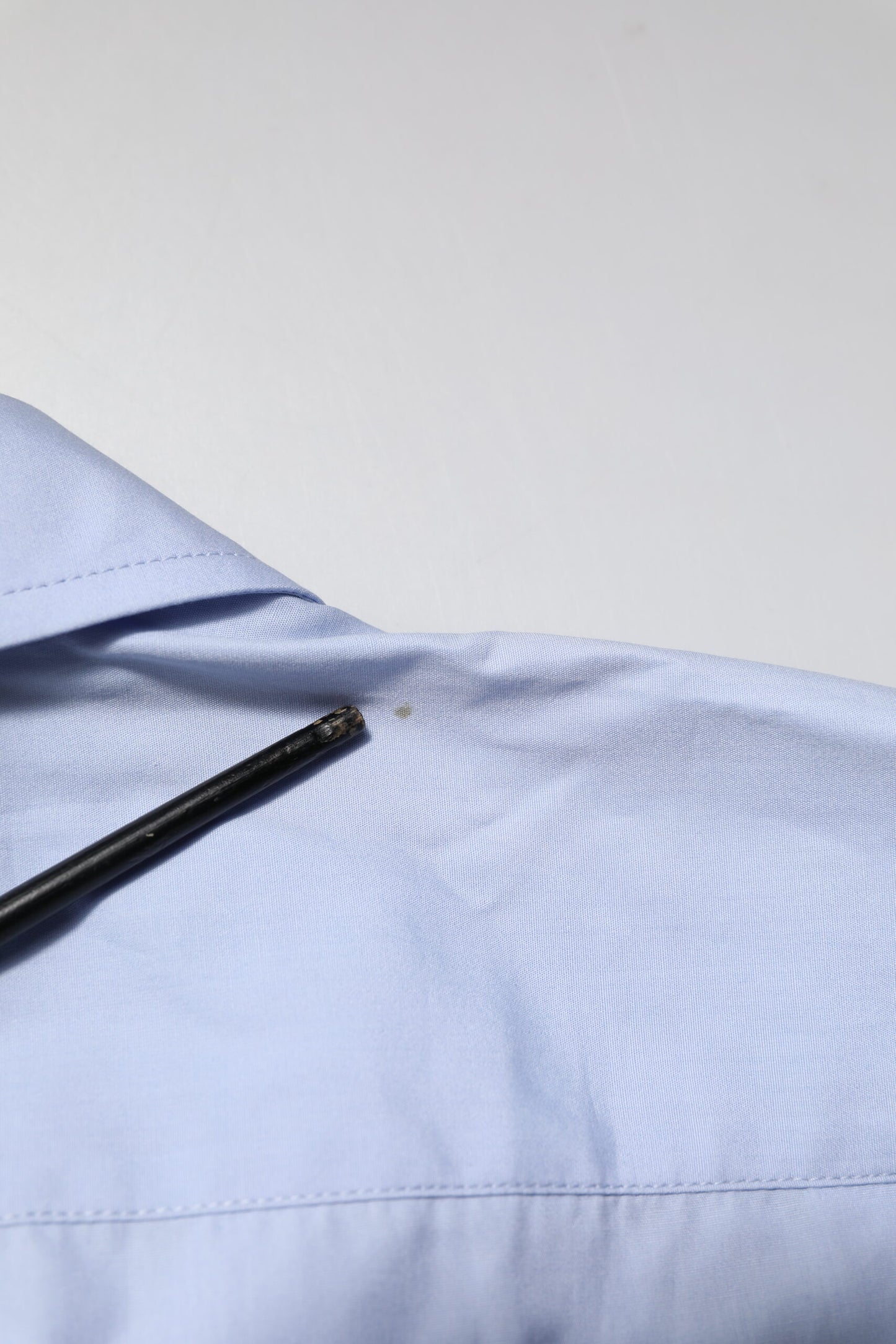 Light Blue Cotton Long Sleeves Dress Shirt