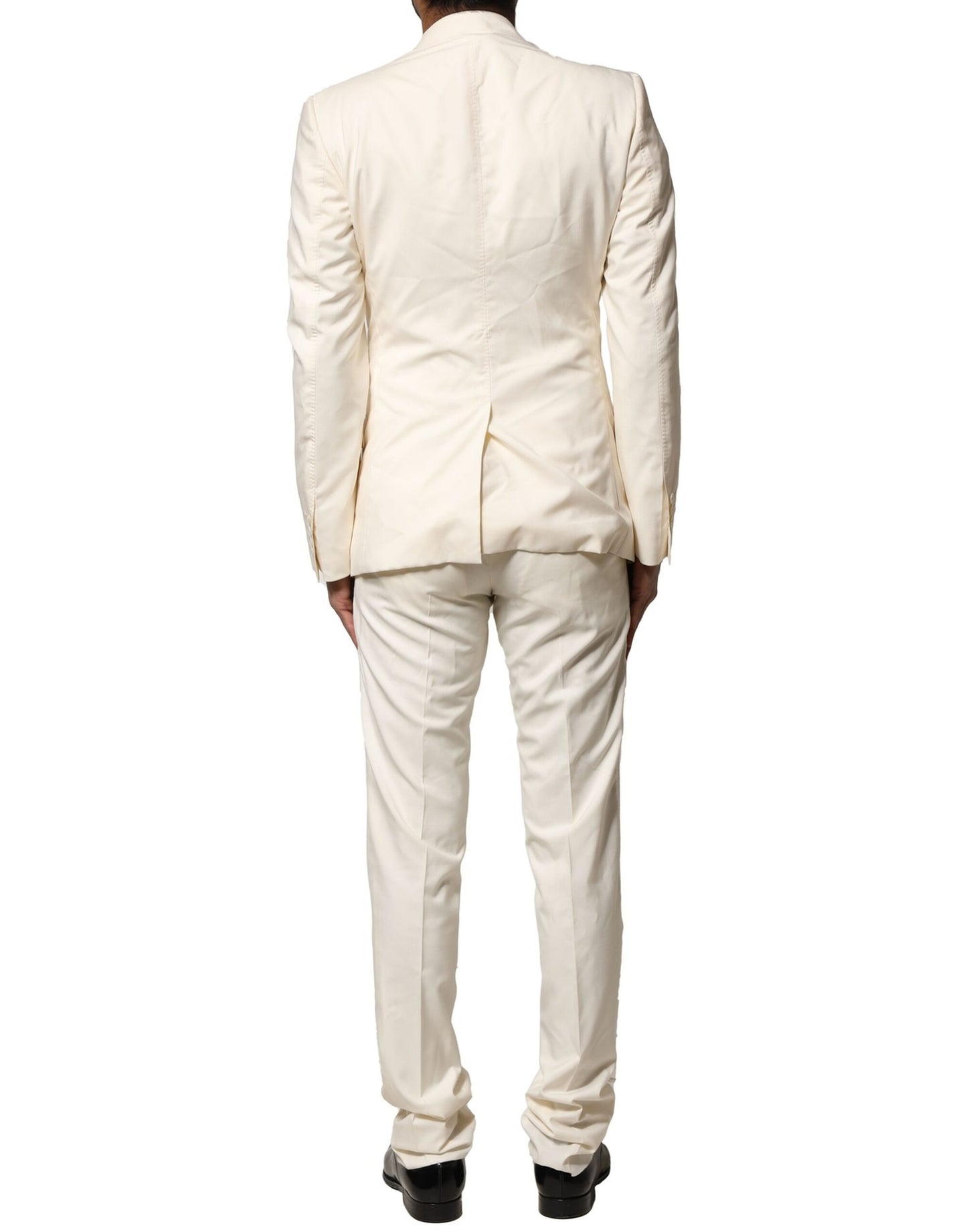 Ivory Wool 3 Piece Single Breasted Suit
