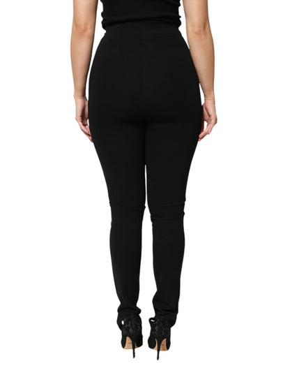 Black High Waist Skinny Pants