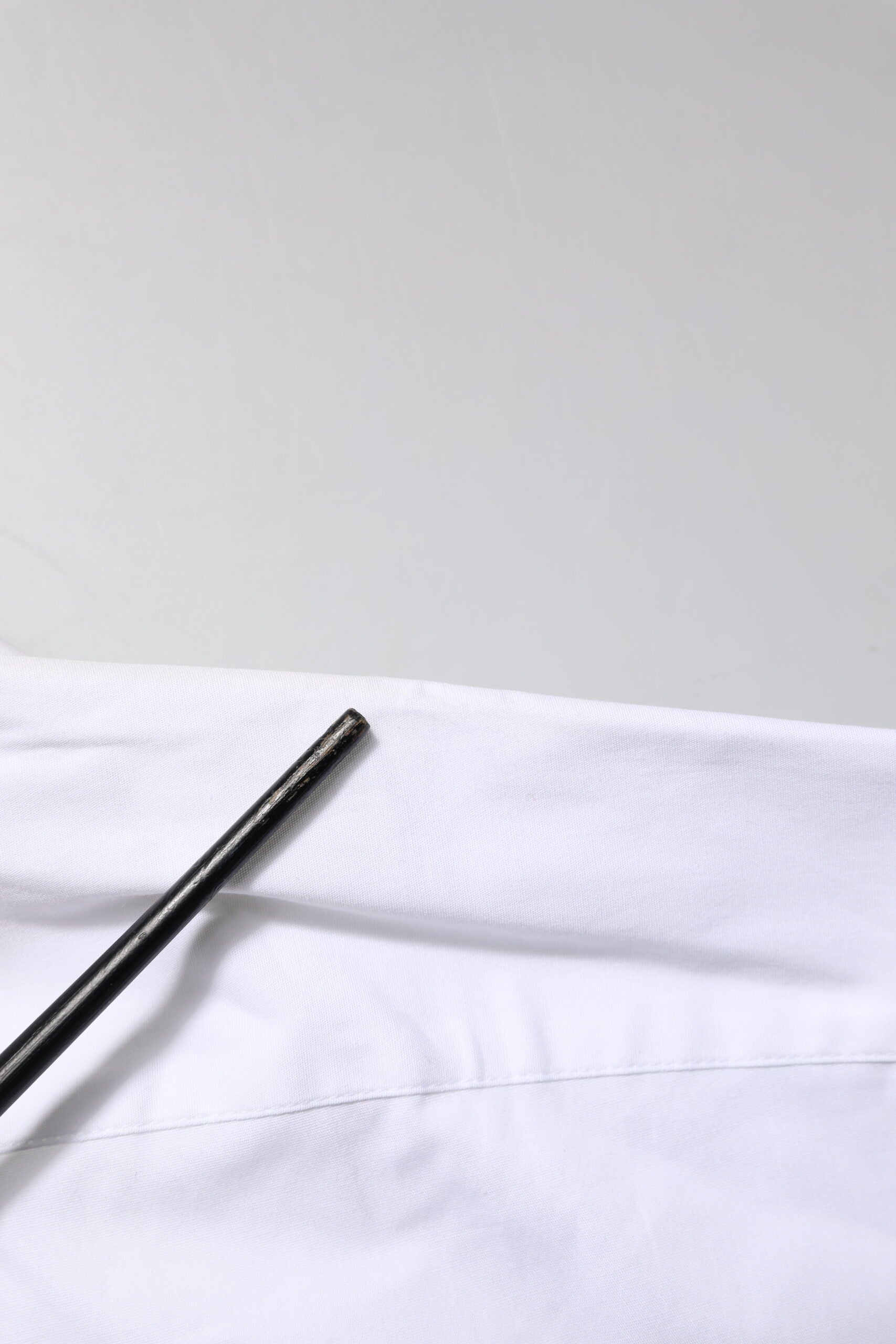 White GOLD Cotton Collared Dress Shirt Top