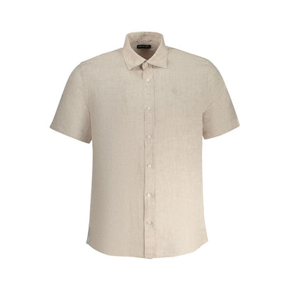 Beige Linen Shirt