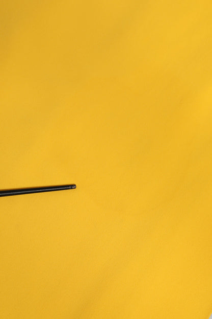 Yellow One Shoulder Slit Sheath Midi Dress