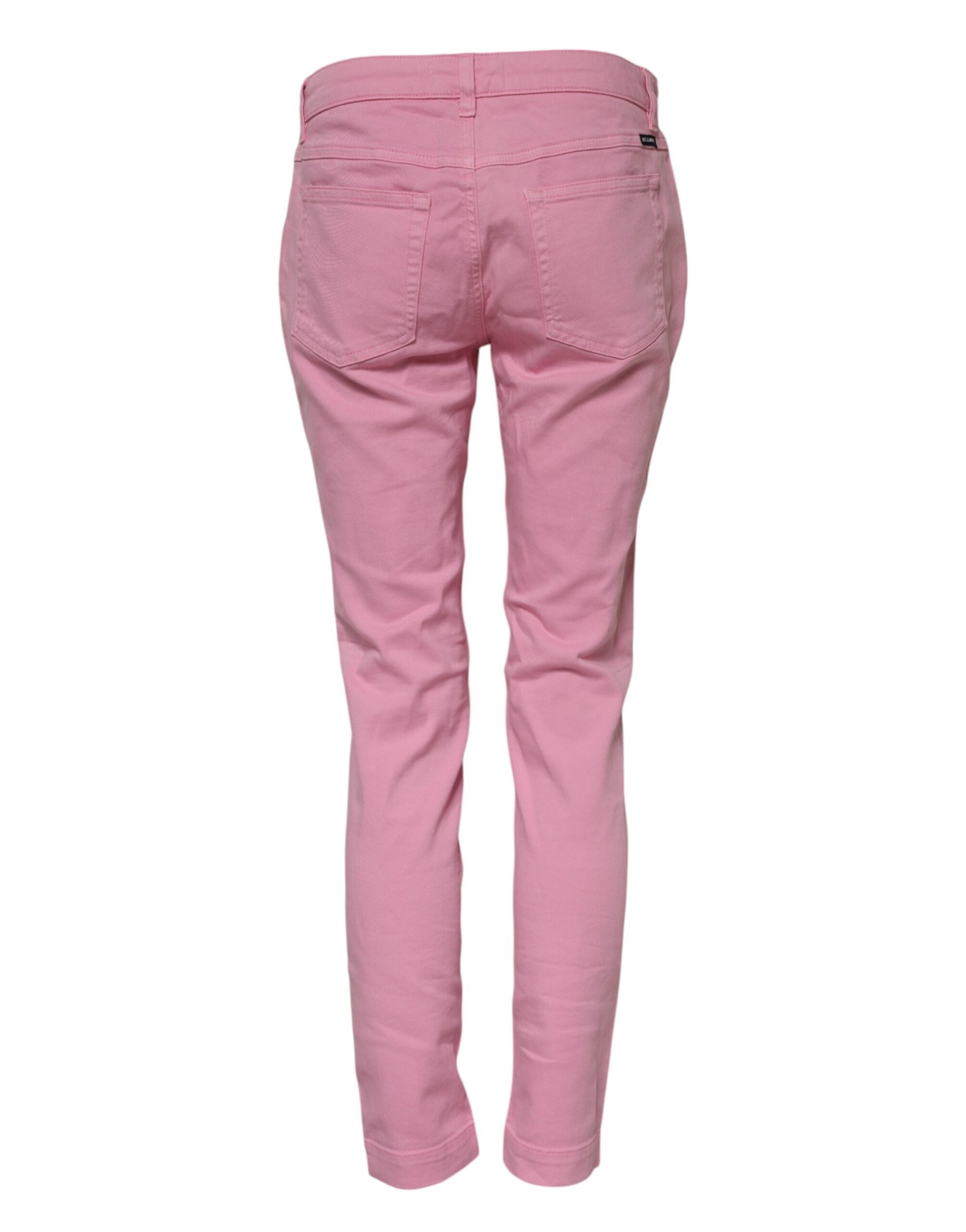 Pink Cotton PRETTY Skinny Denim Jeans
