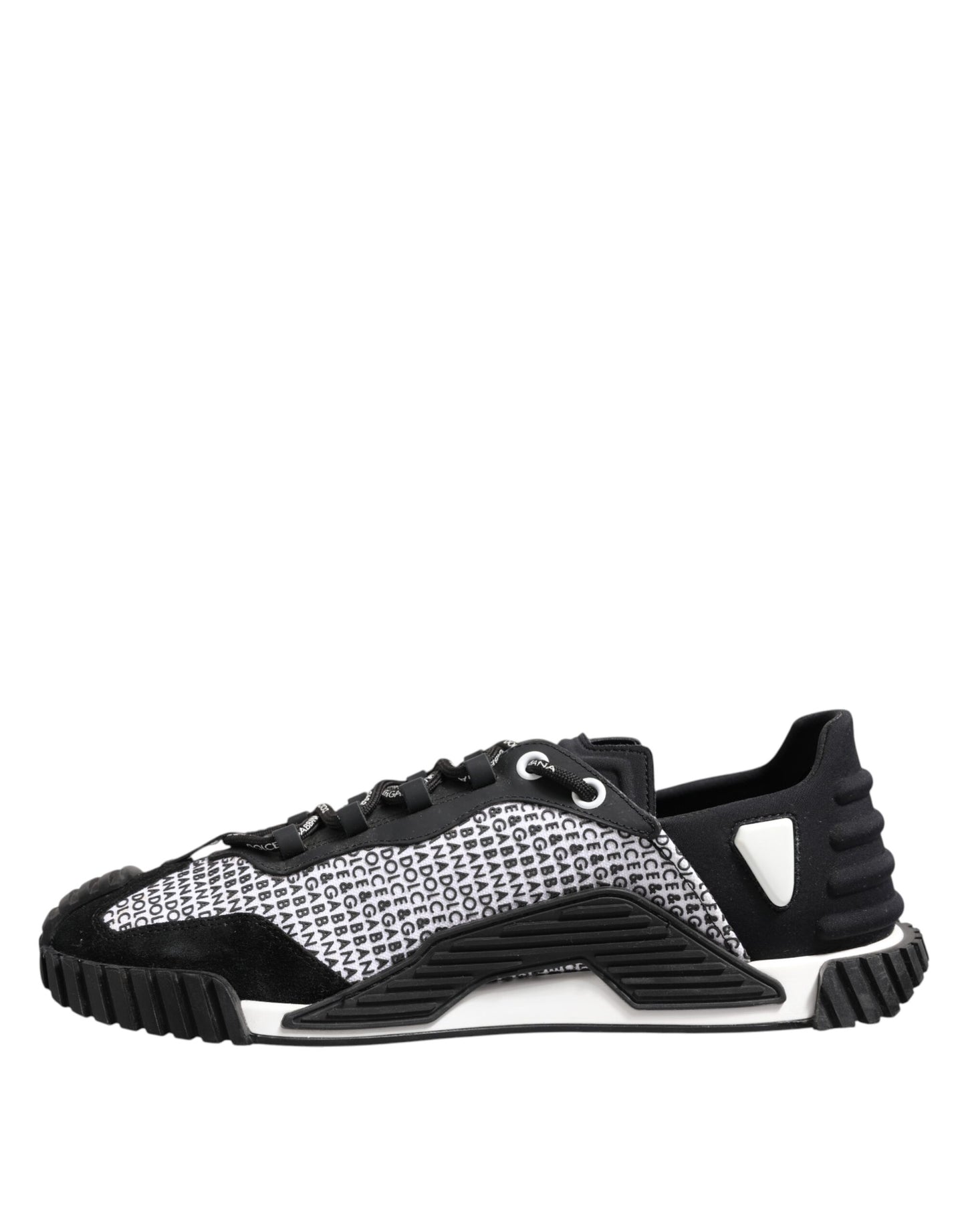 Black Logo Lace Up Low Top NS1 Sneakers Shoes