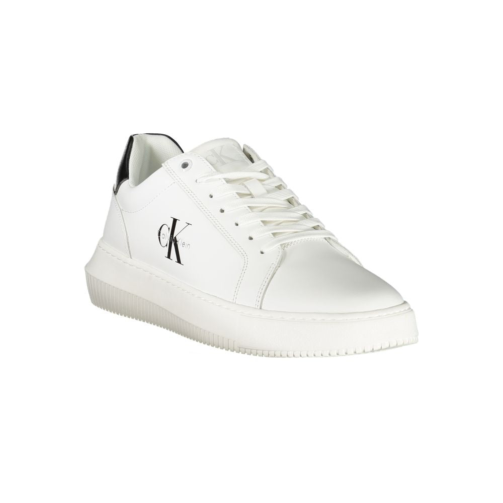 White Leather Men Sneaker