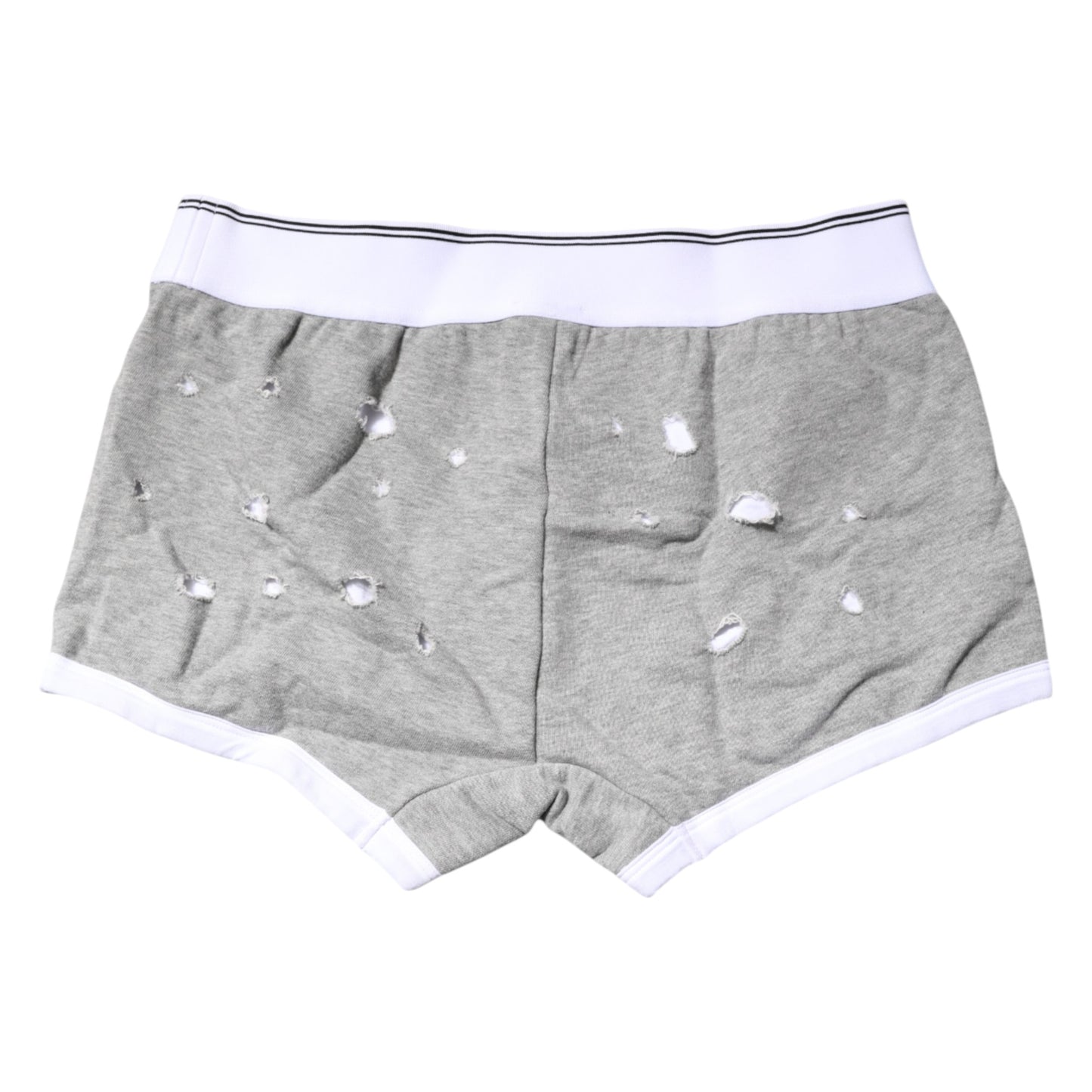 Gray Cotton Stretch Regular Boxer Underwear