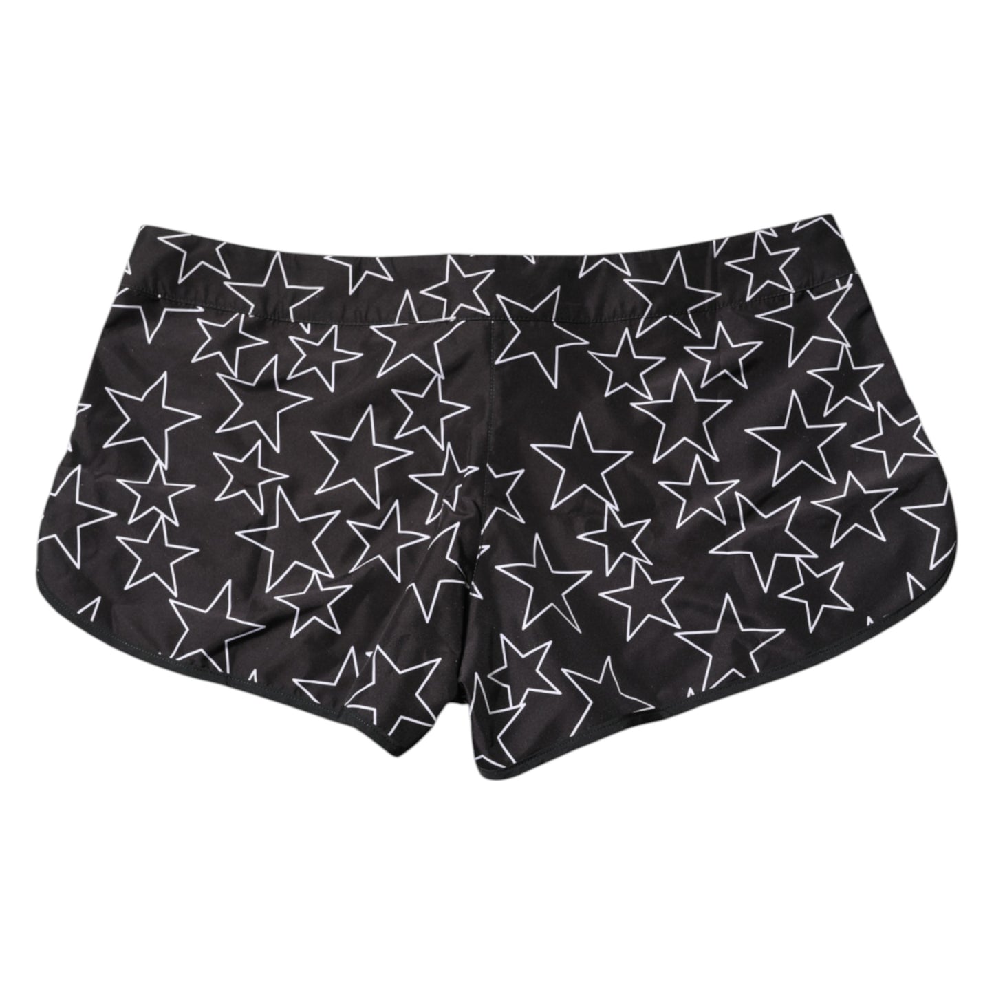 Black Star Print Beachwear Shorts Swimwear