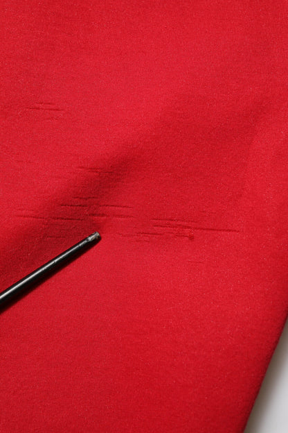 Red Cotton Logo Jogger Men Sweatpants Pants