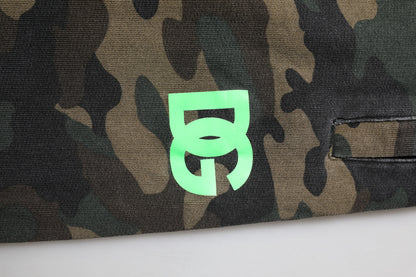 Brown Camouflage Cotton Men Jogger Pants