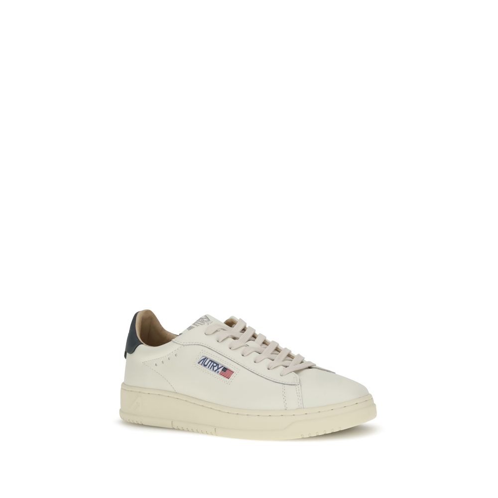 Blue Calf Leather Bos Taurus Low Top Sneakers